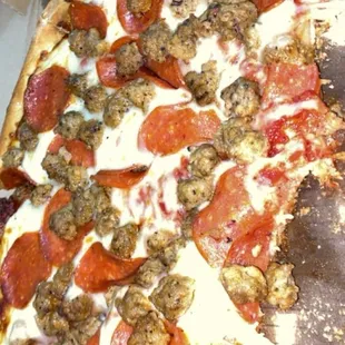 Pepperoni Sausage Pizza