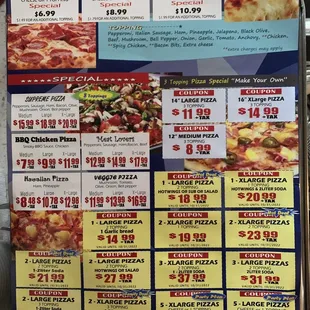 Decent prices and you don't have to have the coupon, they honor these prices over the phone