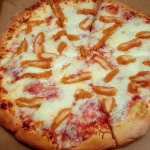 Pepperoni and Spicy Chicken