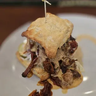 Brisket biscuit