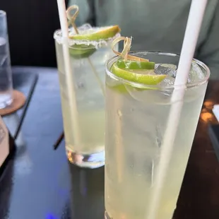 Parker Rita-one rim salted, one clean