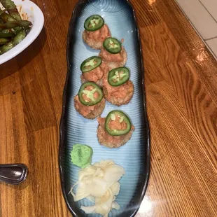 Firecracker rice bites