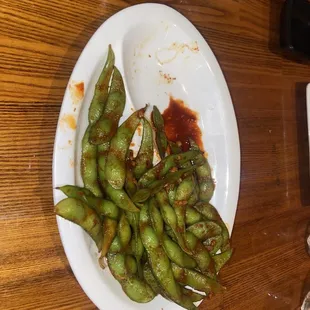 Spicy edamame