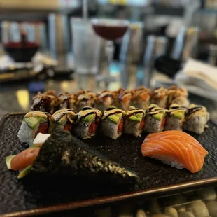 food, sushi, sushi and sashimi, sashimi