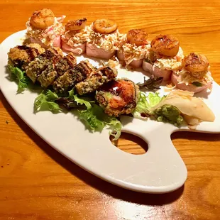 Top: Shellfish Bastard
 Bottom: Crunchy Spicy Tuna