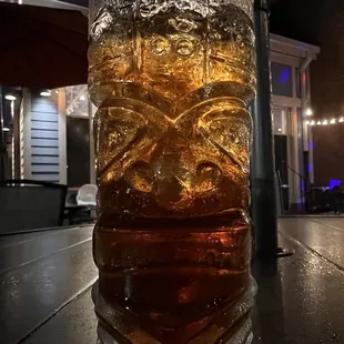 My peru libre - one tiny splash of pisco and the rest all coke. $11 for coke. Cool glass though.