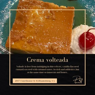 Crema Volteada