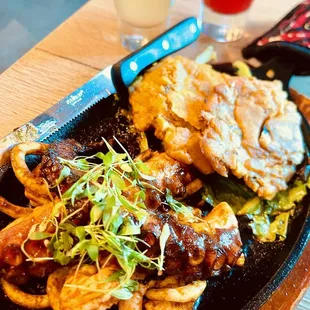 Octopus and other wiggly sea things. Delicious! @ Pisco Express. Lake Nona, FL