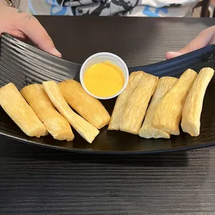 Yuca a la huancaina