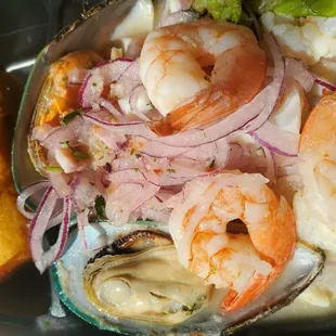 food, oysters and mussels