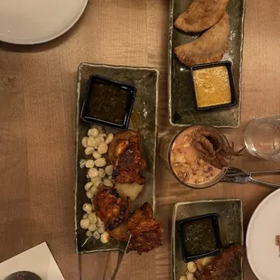 Anticuchos and Empanadas