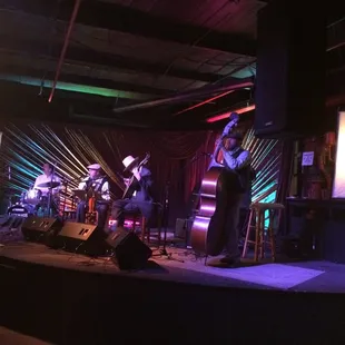 Great band at Pisgah Brewery