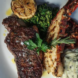 Steak and Lobster. Surf and Turf