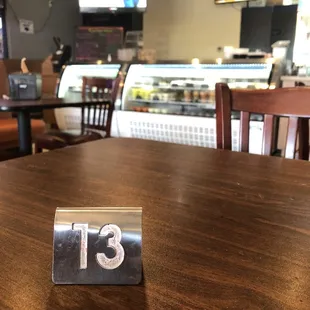 They find your seat via a number after ordering