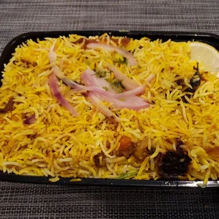 Hyderabadi Vegetable Dum Biryani