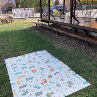 Outdoor play/seating area