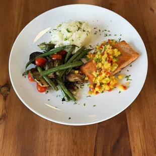 Salmon with Mango Salsa