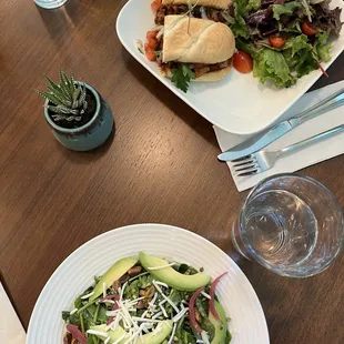 Avocado and Baby Kale and Roasted Turkish Eggplant - Beef