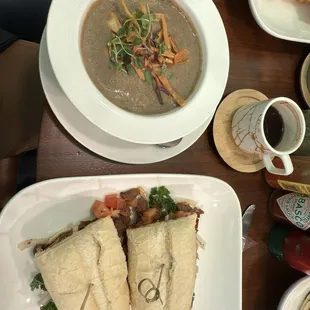 Lentil Soup of the Day - Small and Tantuni (Turkish Street Food)