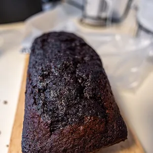 Cocoa Buttermilk Loaf cross-section ($12)