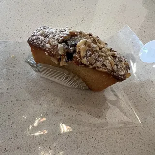 Blueberry Cornmeal Financier