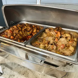 Menudo and Chicken Adobo