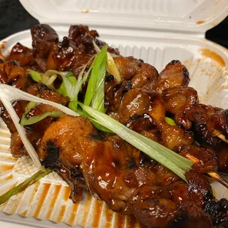 Pork BBQ Skewers Plate