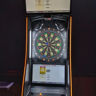 a dart on a dartboard