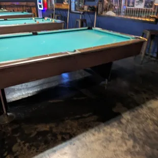 a pool table