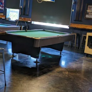 a pool table