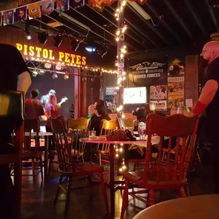 General layout, some seats to the front