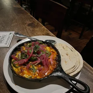 Queso Fundido with Chorizo