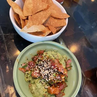 Spicy tuna guac.  So good.