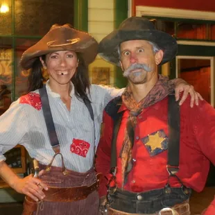 Pistoleros out front Pinnacle Peak Steak House.