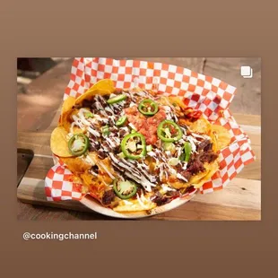 Nacho that was featured on FoodTruck Face off at Rosehill Beer Garden