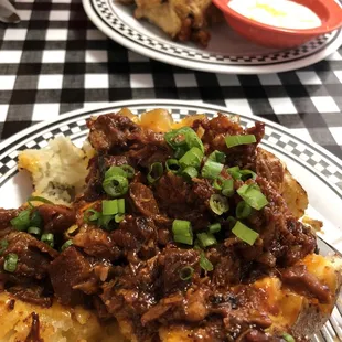 Chopped Brisket Potato