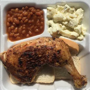 chicken and beans