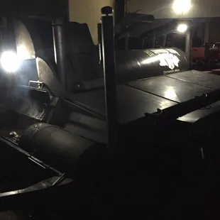 the back end of a truck