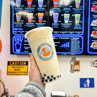 Honey Green Milk Tea