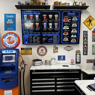 Counter area