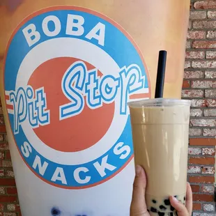 House Milk Tea with Boba