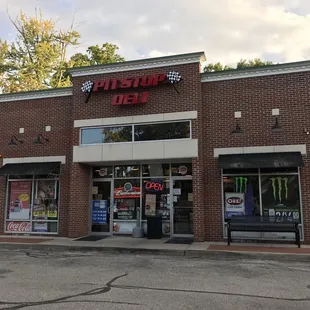 the front of the store