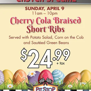 Easter Holiday Dine In Special