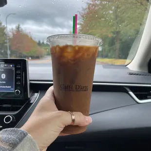 Iced americano for a rainy day!