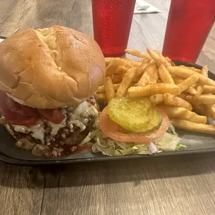 Ya Bacon Me Blue burger