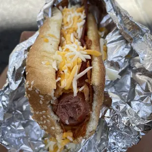 Bacon Cheese Dog