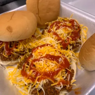Taco burgers