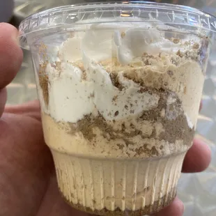 Pumpkin Parfait from the fridge
