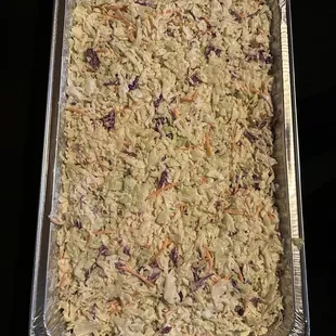 a close up of a casserole dish