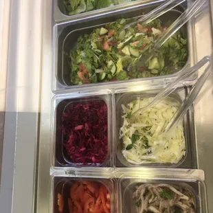 Pick and choose the what to add to your sandwich from our fresh salad bar!